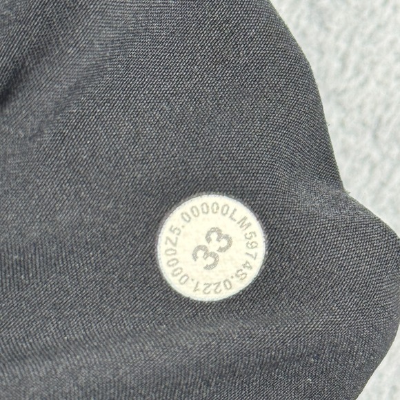 Lululemon Pants Mens 33 Black Commission Slim Warpstreme Chino Khaki M5974S - Picture 4 of 11